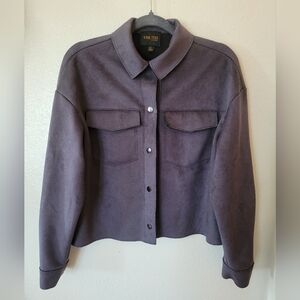 Soft Faux Suede Jacket